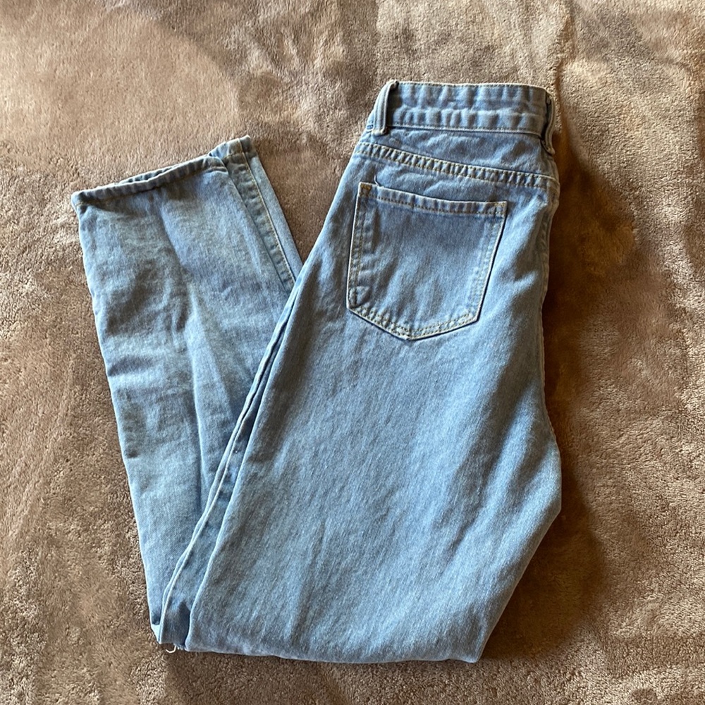 Shein XS light blue denim jeans. Excellent condition